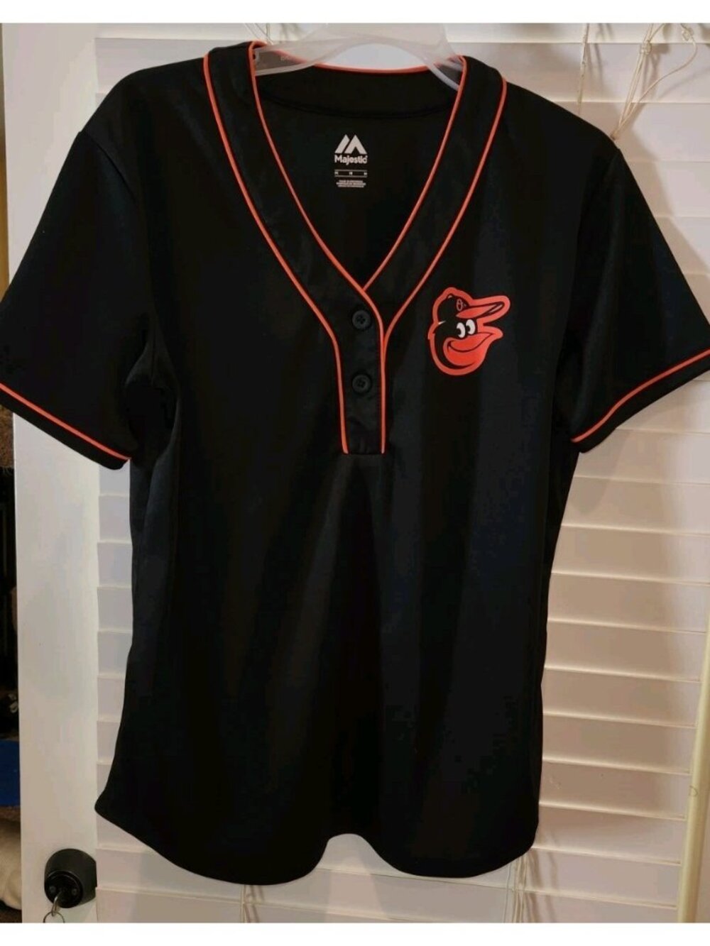womens majestic jersey BALTIMORE ORIOLES size MEDIUM